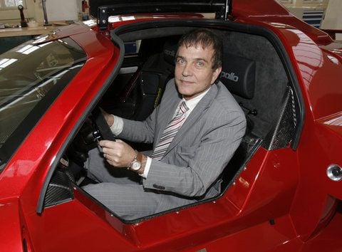 Roland Gumpert, Geschäftsführer der Sportwagenmanufaktur GmbH im ostthüringischen Altenburg (FOTO: DPA/ARCHIV)