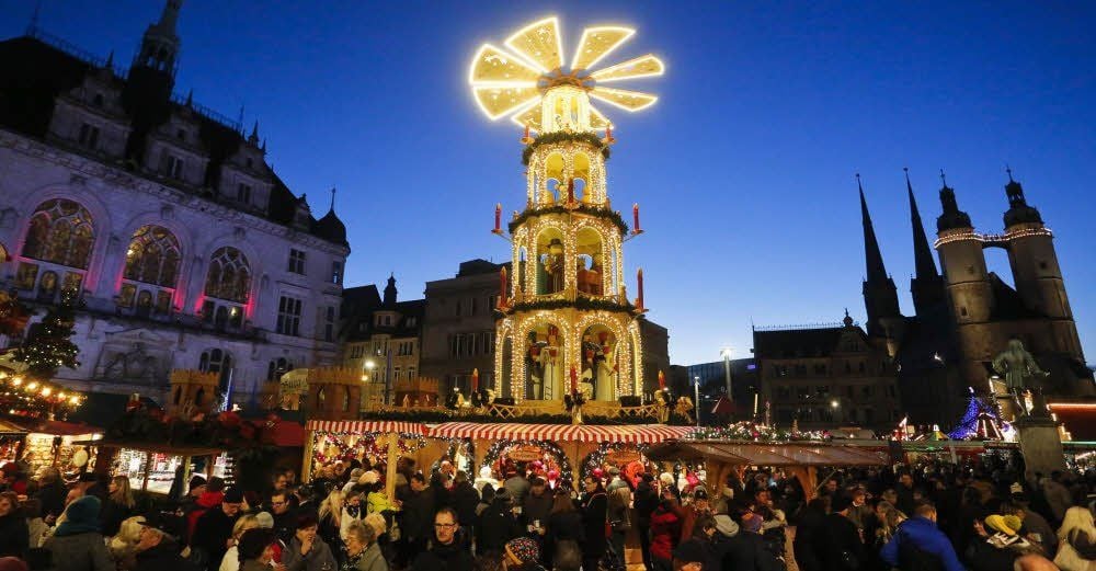 Weihnachtsmarkt in Halle