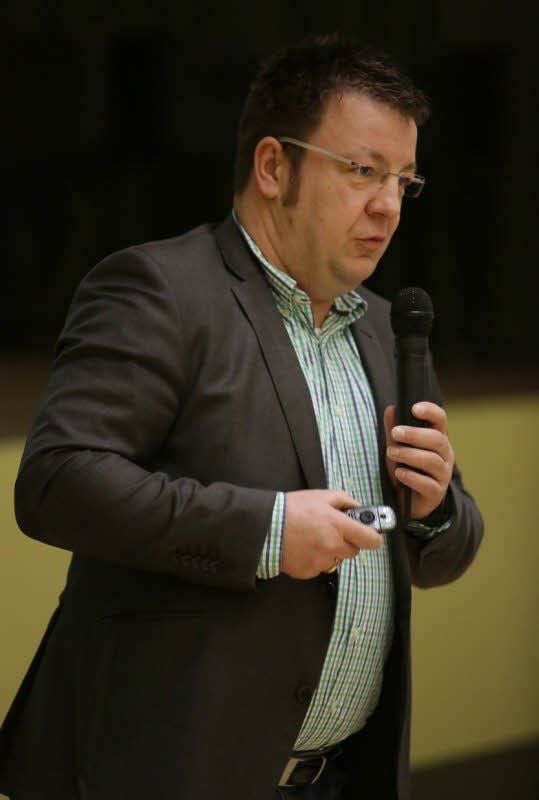 Jörg Weinhaus von der hessischen Abicon GmbH als Investor stellte das Projekt vor.
