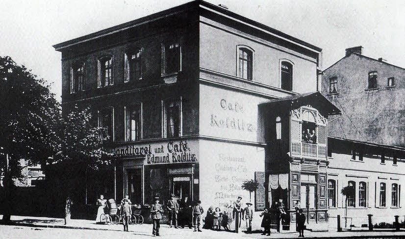 Das Kaffeehaus im Jahr 1930.