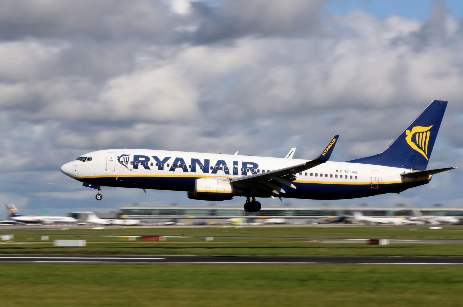 Ein Flieger von Ryanair