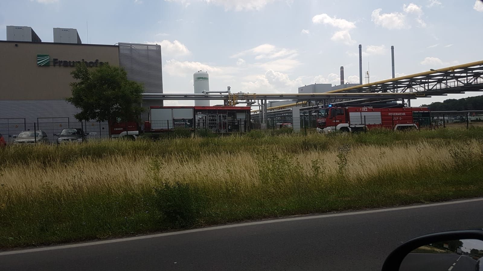 Chemieunfall im Fraunhofer-Zentrum Leuna