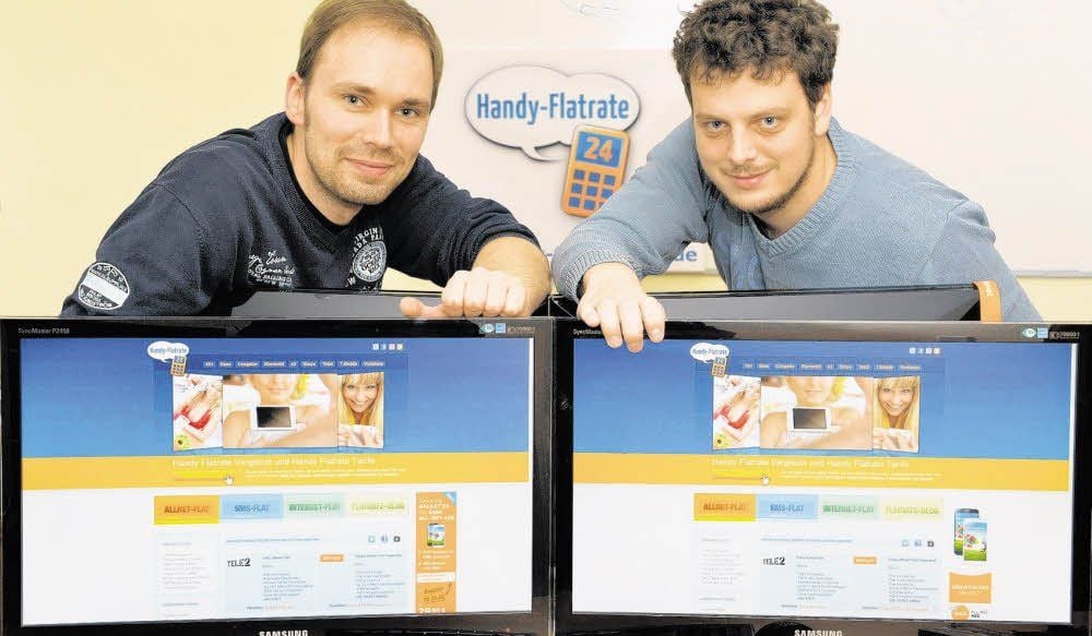 Markus Schwenke (links) und Christian Jung haben nach dem Studium den Schritt in die Selbstständigkeit gewagt.