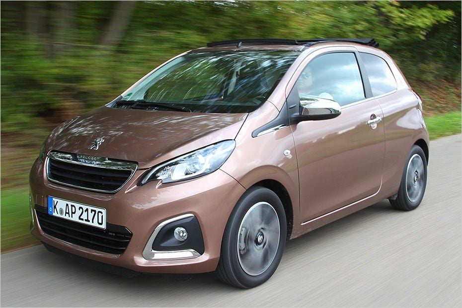 Der Peugeot 108 ist der günstigste Kleinstwagen. Kosten pro Monat: 322 Euro.