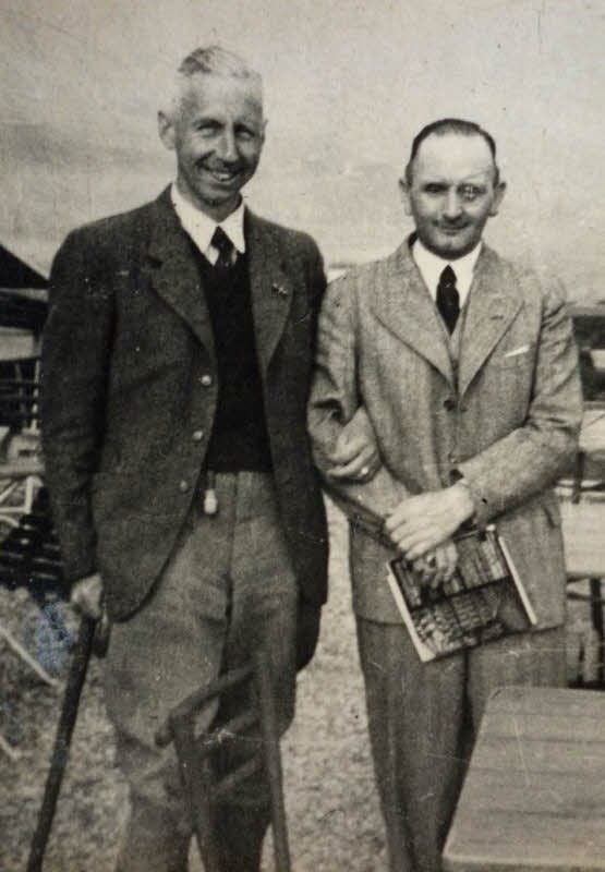 Gemeinsam auf Entdeckungstour: Oskar Prinz von Preußen (links) und Arthur Jubelt