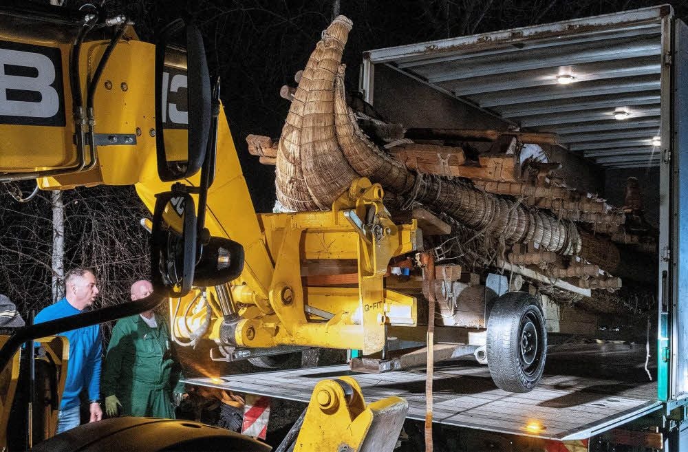 Großexponate für die neue Dauerausstellung über transatlantische Schilfsegelboot-Expeditionen des Archäologen Dominique Görlitz