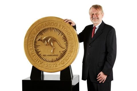 Die größte Goldmünze der Welt. (FOTO: DPA)