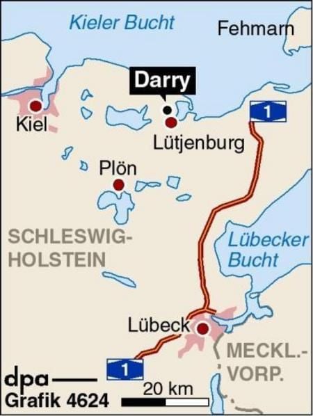 Darry in Schleswig-Holstein (Grafik: dpa)