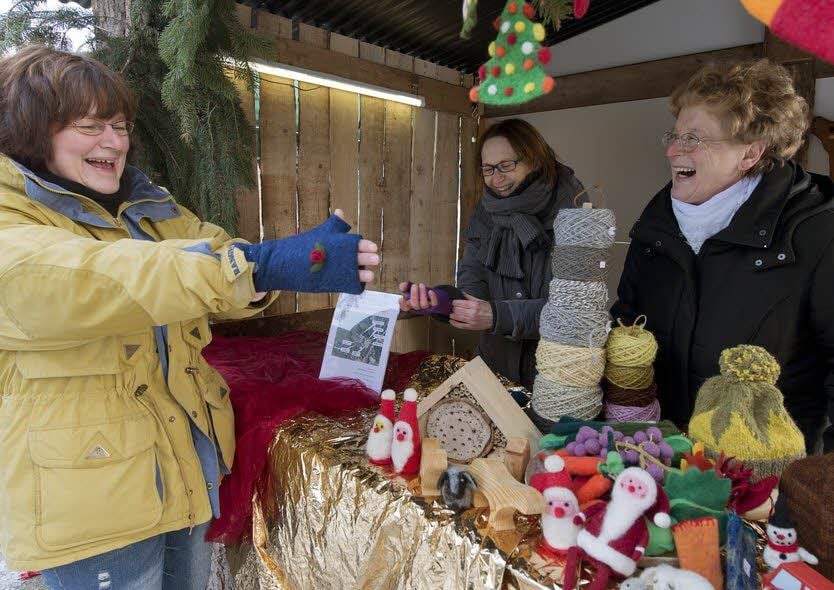 Einer der Höhepunkte auf der Burg ist der jährliche Weihnachtsmarkt.