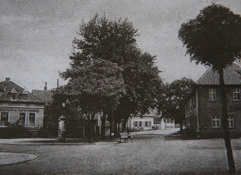 Die Marienstraße, abgebildet auf einer historischen Ansichtskarte.