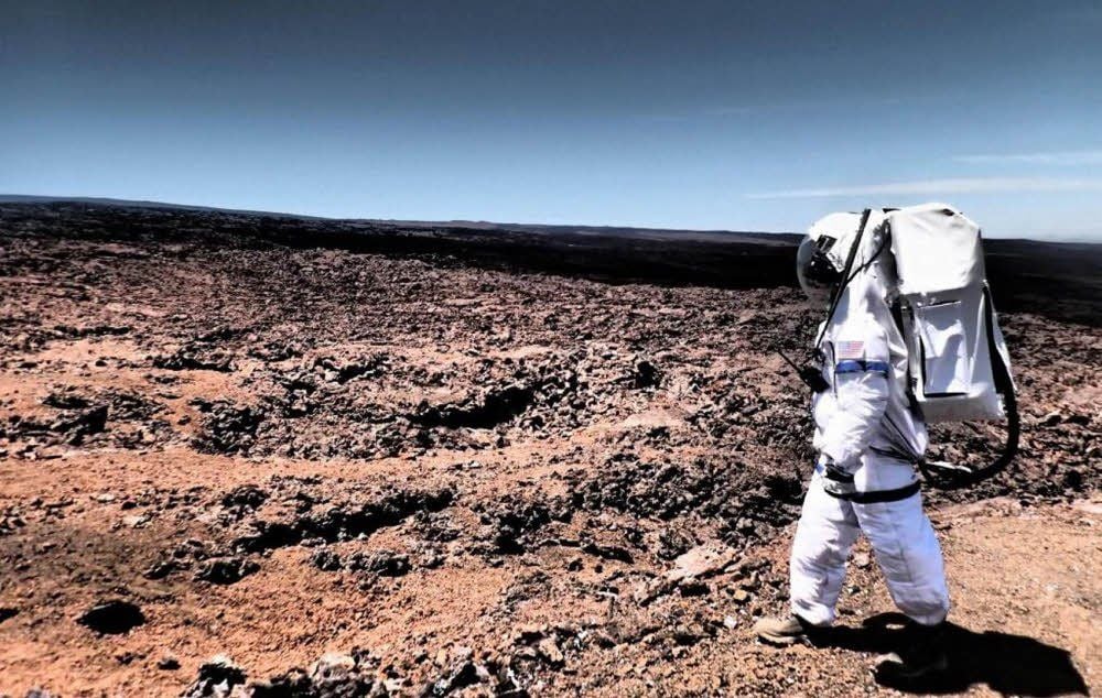 Der Vulkan auf Hawaii ähnelt der Marsoberfläche.