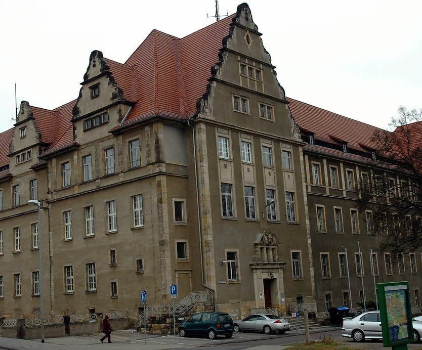 Das Gerichtsgebäude in Eisleben ist von 1911 bis 1913 errichtet worden.