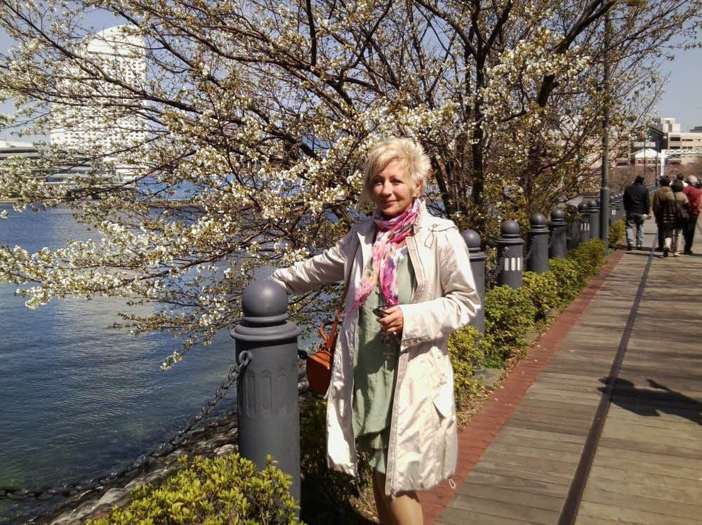 Frühlingshafte Temperaturen in Japan: Bianca Graf erlebte die Kirschblüte in Yokohama.