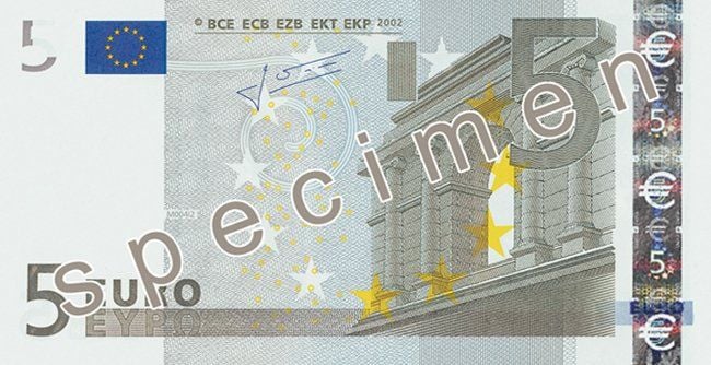 Die Fünf-Euro-Banknote
