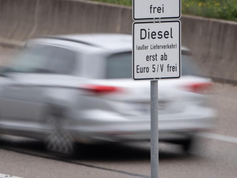 Diesel-Fahrverbot. Foto: Marijan Murat/dpa