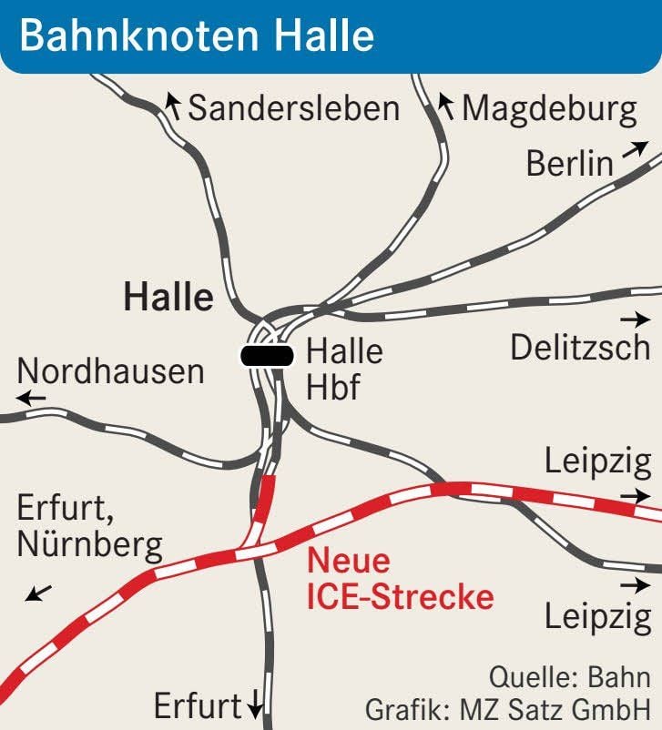Bahnknoten Halle