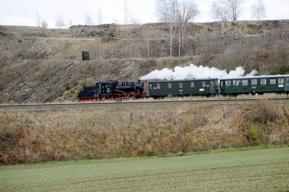 Die Bergwerksbahn startet in die neue Saison.
