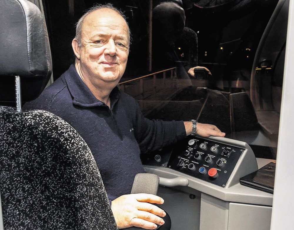 Der Fahrer der Linie 5, Rüdiger Galeitzke.