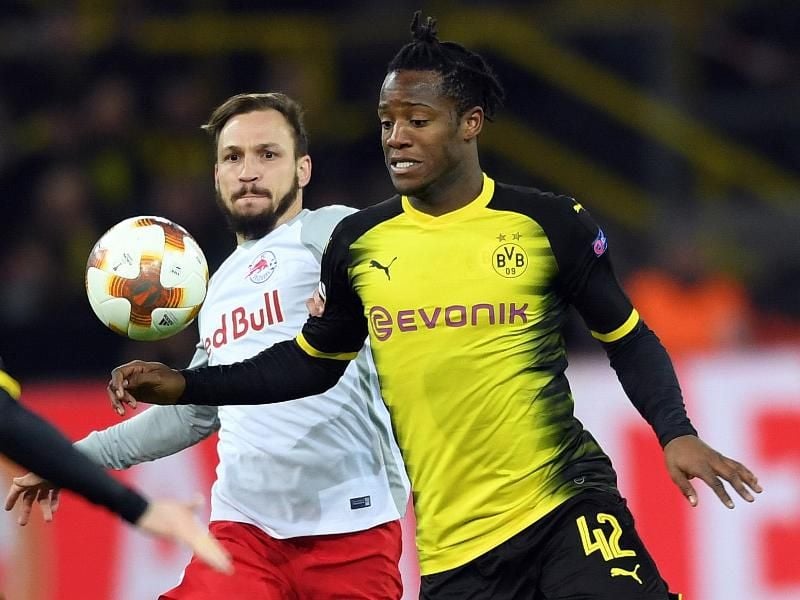 Wintertransfer von Borussia Dortmund: Michy Batshuayi (r). Foto: Federico Gambarini