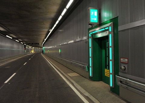 Der Richard-Strauss-Tunnel in München bekam beim ADAC-Tunneltest ein «Sehr gut». (FOTO: DPA)
