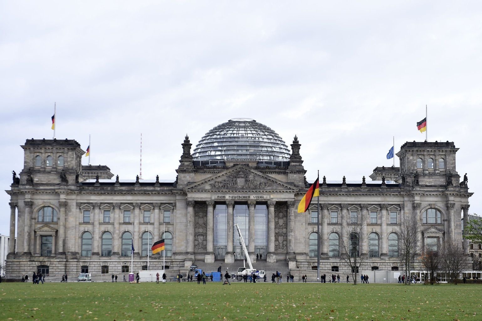 Der Reichstag in Berlin.