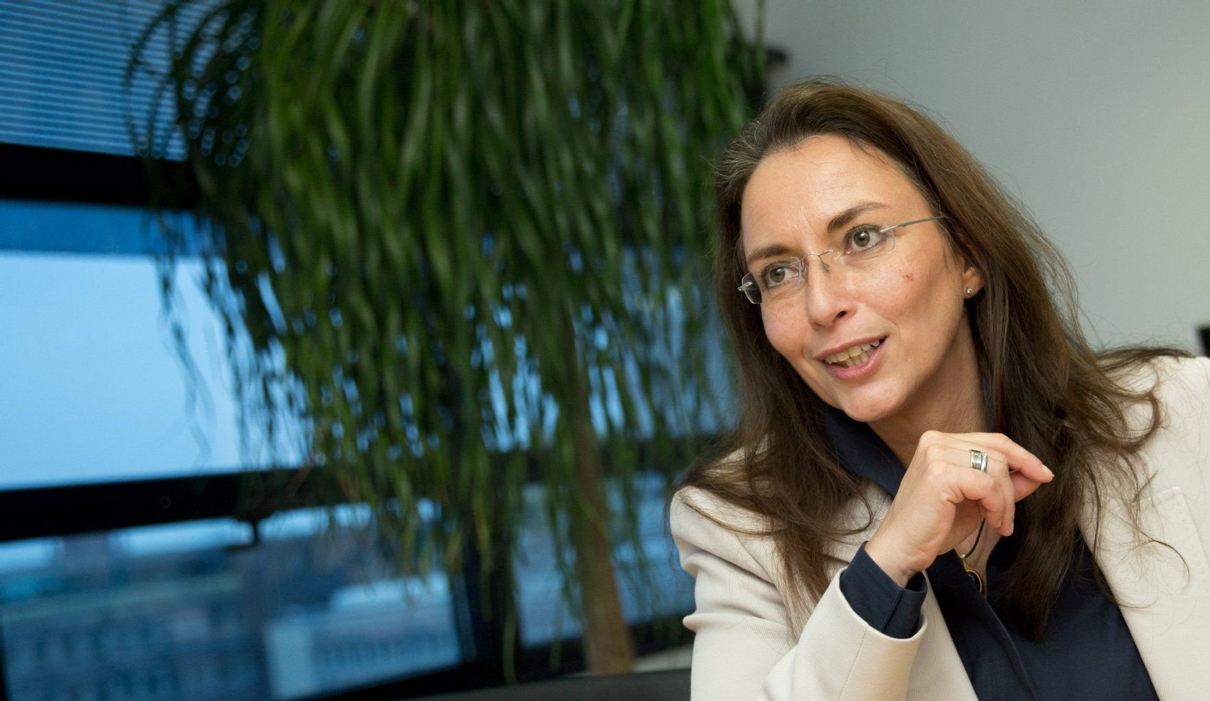 Wird vermutlich auch ein zweites Mal zähneknirschend von Gabriel unterstützt: Yasmin Fahimi.