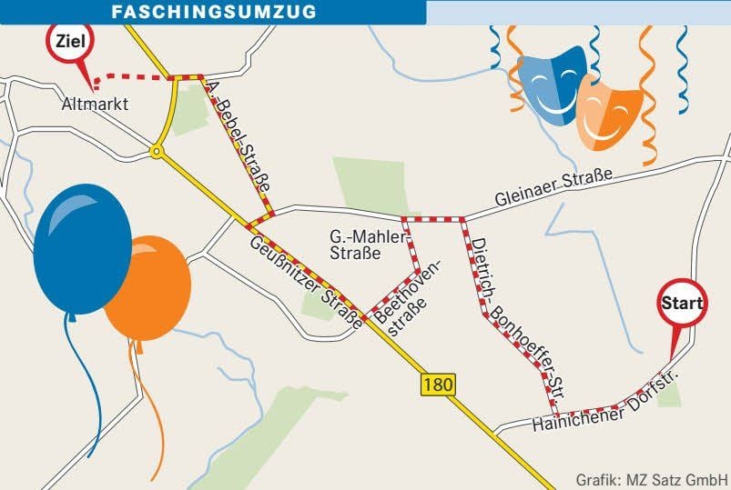 Faschingsumzug am Samstag in Zeitz
