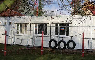 Dieser Container sorgt für Ärger in Berga.