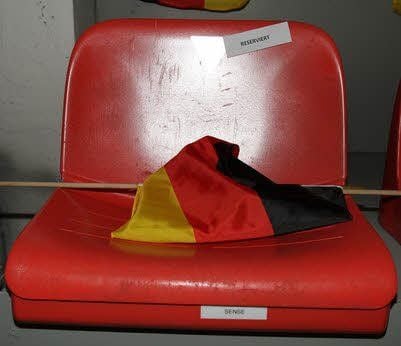 Neu lackierter Sitz