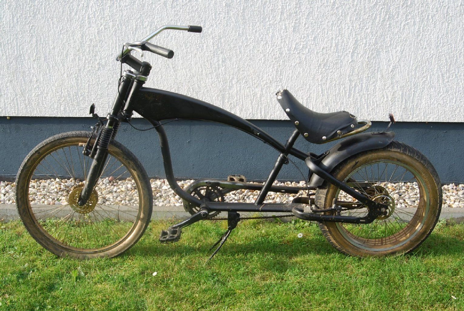 Die Polizei sucht Hinweise zum Besitzer dieses Chopper Bikes