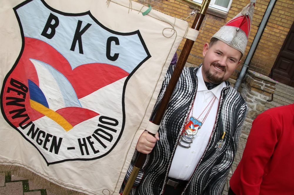 René Reineberg aus Bennungen startet jetzt in seine zweite Session als Zeremonienmeister des Bennunger Karneval Clubs.