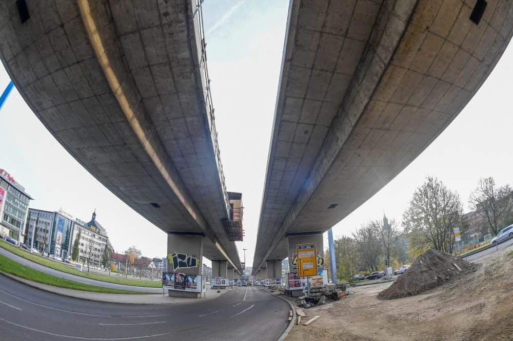 46 Jahre hat die Hochstraße auf dem Buckel. Nach der Ertüchtigung soll sie vorerst weitere 25 Jahre halten.