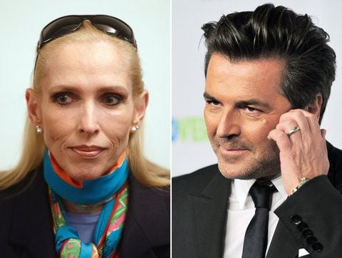 Nora Balling (l.) war die Ehefrau des früheren Modern-Talking-Sängers Thomas Anders (r.). (FOTO: DPA)