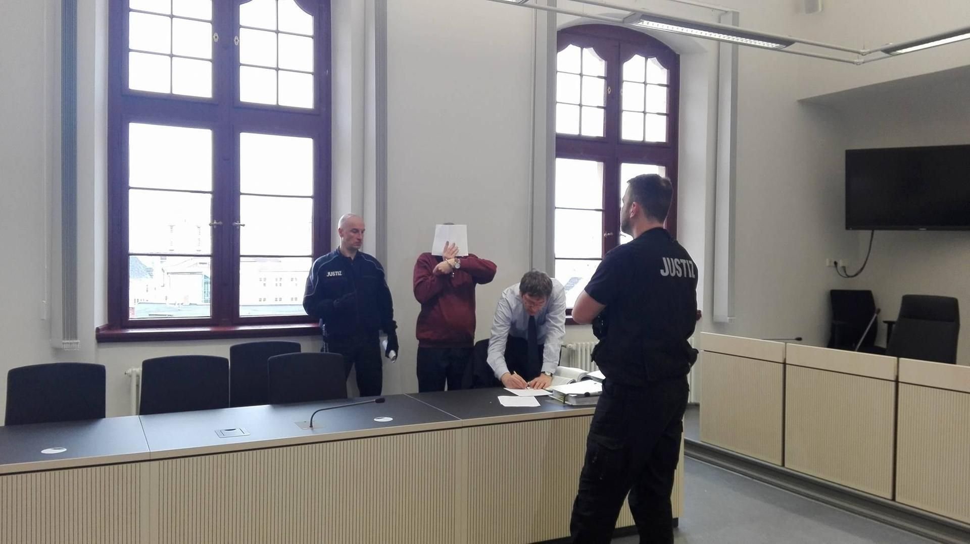 Der 59-jährige Angeklagte im Gerichtssaal