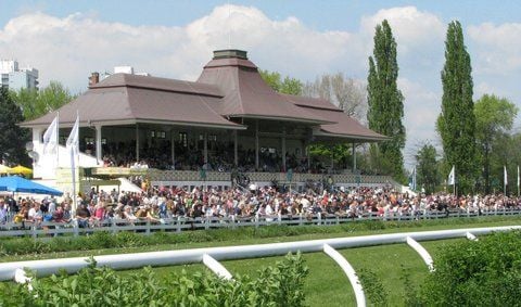 Die Pferderennbahn in Halle