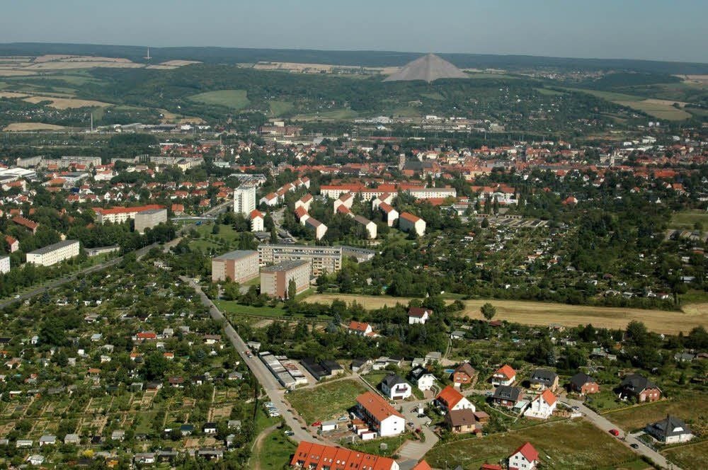 Gartenanlagen prägen das Bild der Kreisstadt Sangerhausen.