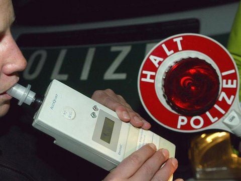 Alkoholkontrolle der Polizei