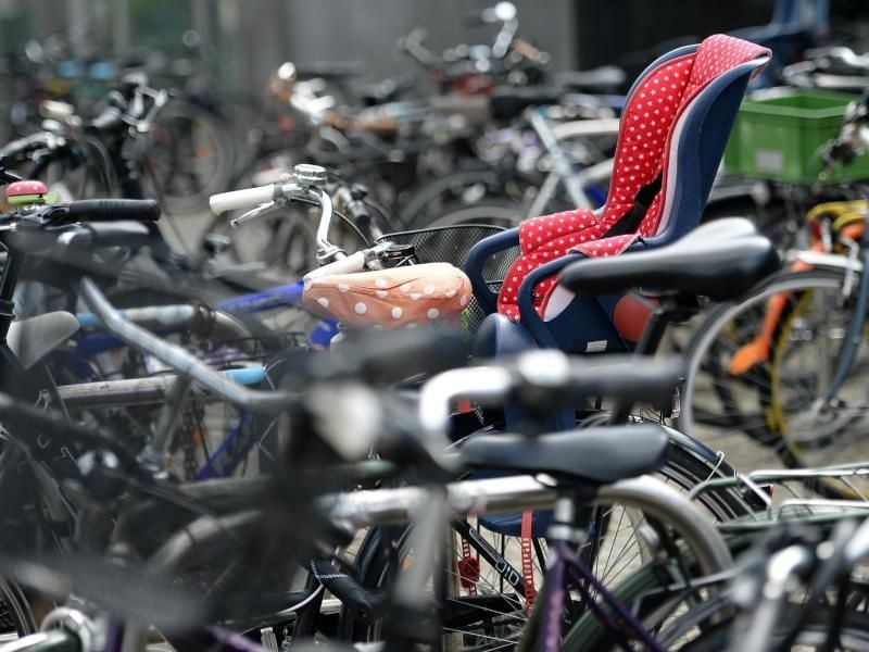 Polizei findet geklaute Fahrräder. Foto: Britta Pedersen/Archiv