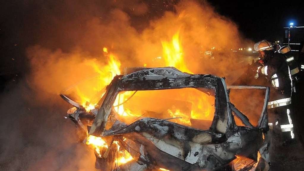 Nur ein Prozent alle Autos gehen nach einem Unfall in Flammen auf.
