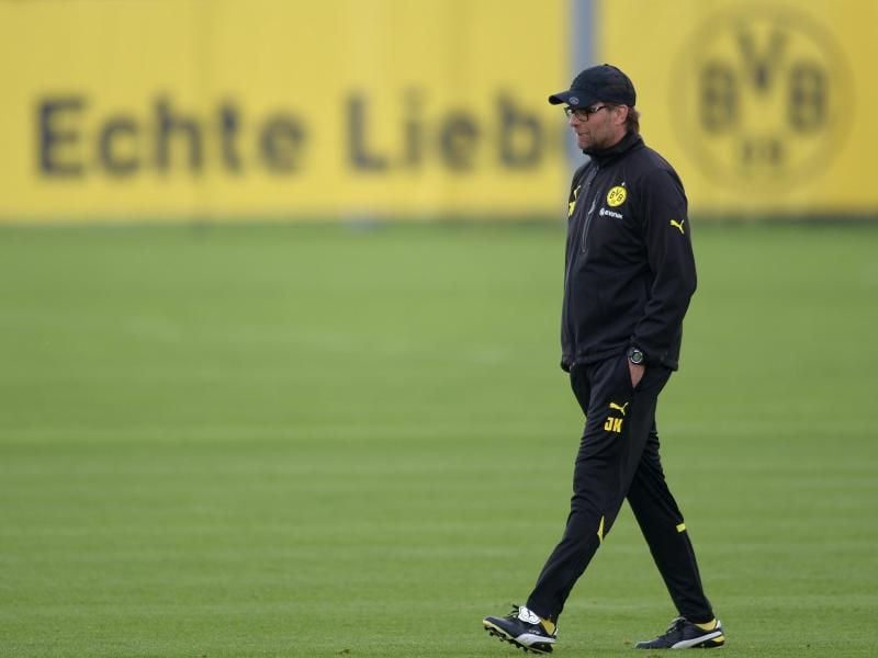BVB-Trainer Jürgen Klopp muss sich nun Gedanken über einen Plan B machen.