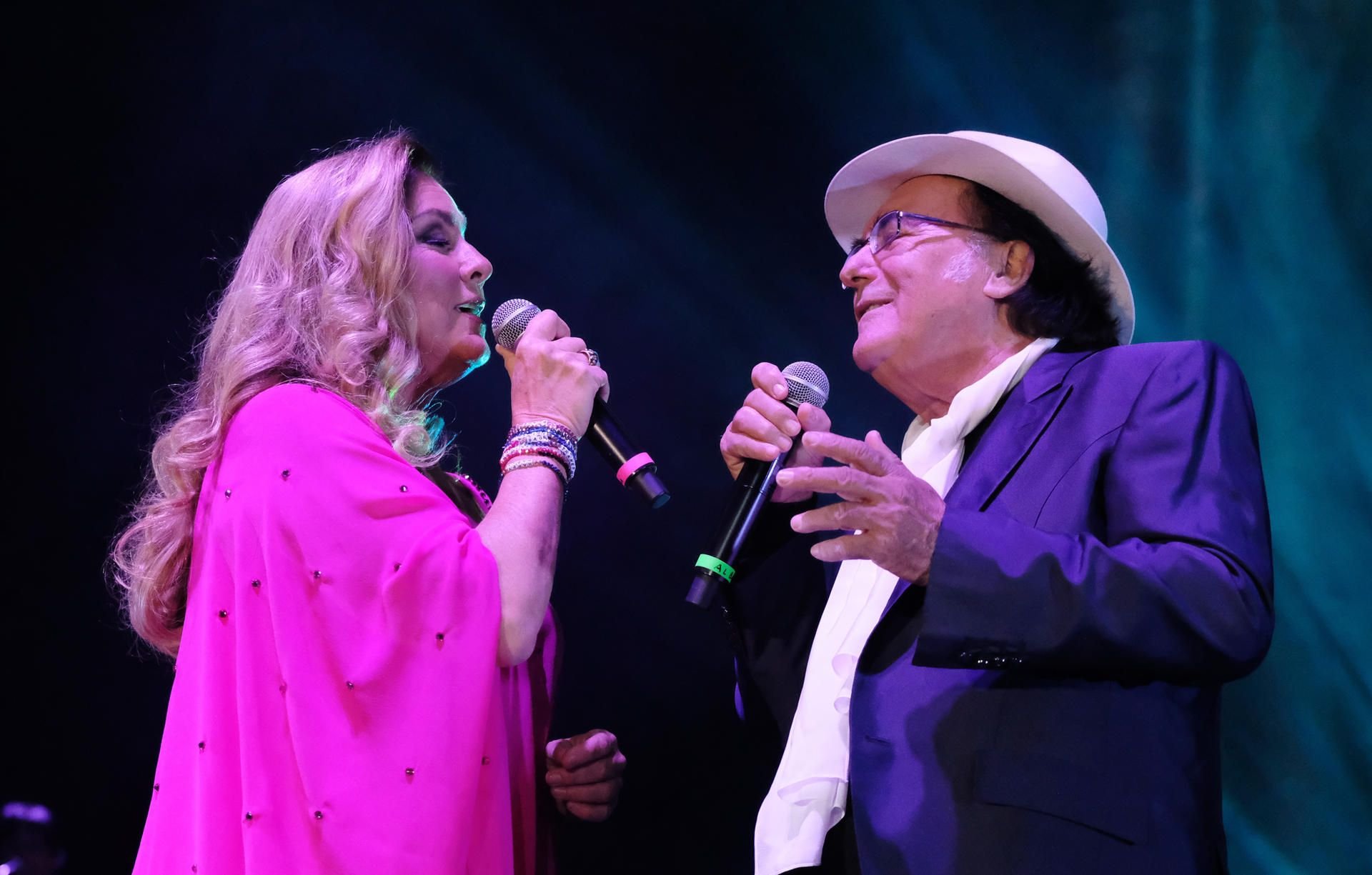 Romina Power und Al Bano beim Tourauftakt in Leipzig.