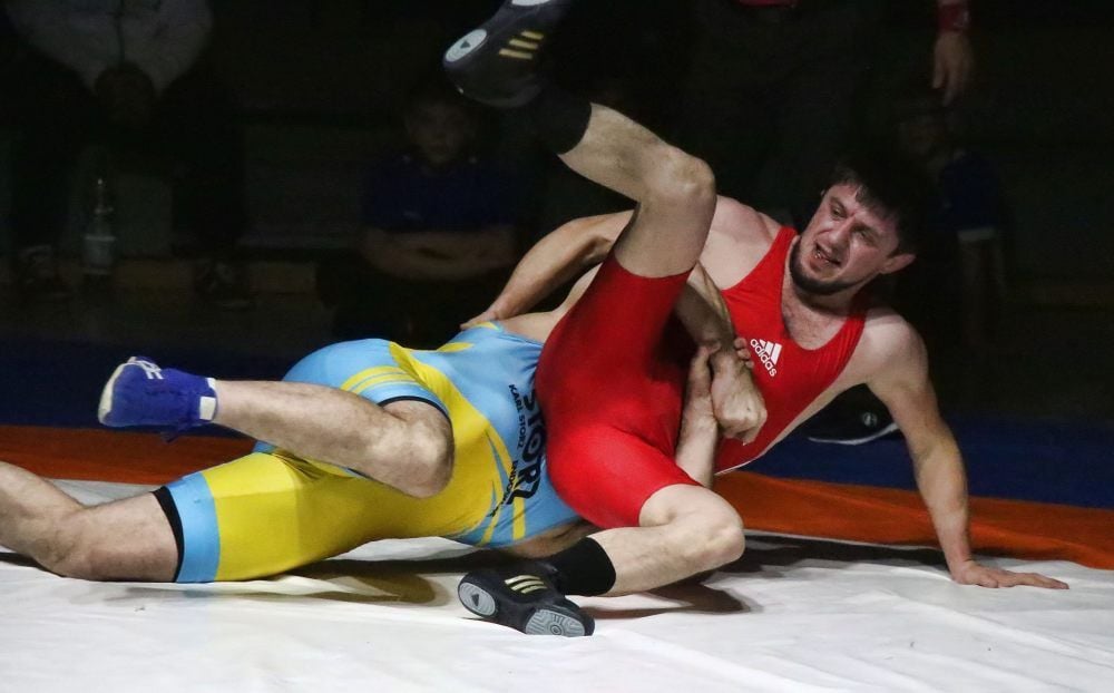 Ringen: 78 kg Gr.Röm.: KAV: Ali Shabanau (rot), ASV: Yabrail Hasanov