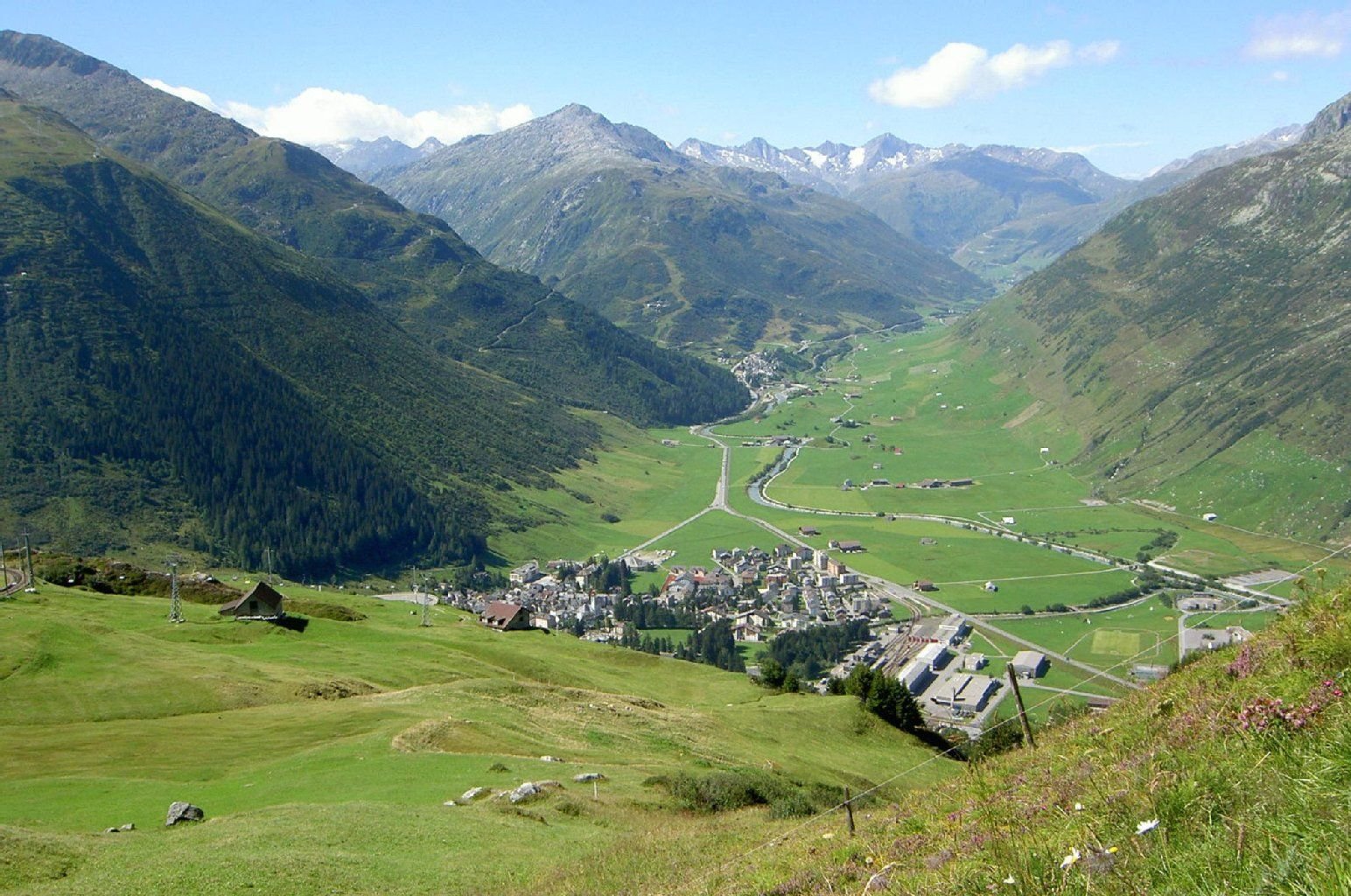 Das malerische Andermatt.