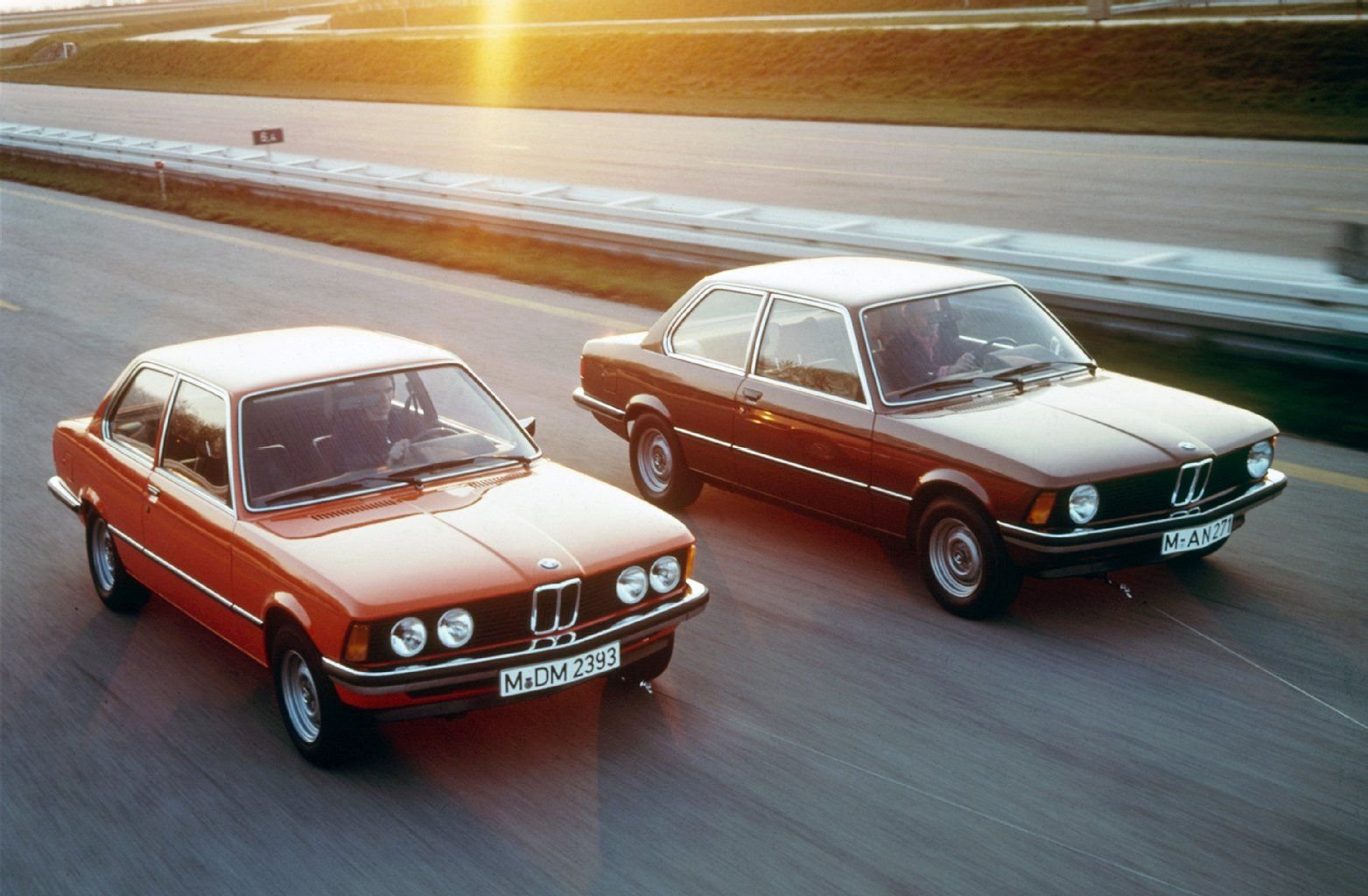 Die Sonne im Rücken: Der 3er war das erste Auto von BMW, von dem mehr als eine Million Exemplare verkauft wurden.