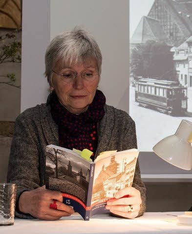 Eva Scherf bei der Lesung.
