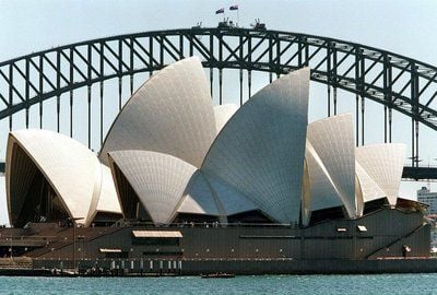 Die weltberühmte Oper in Sydney wurde vom Dänen Jørn Utzon konstruiert. (FOTO: DPA)