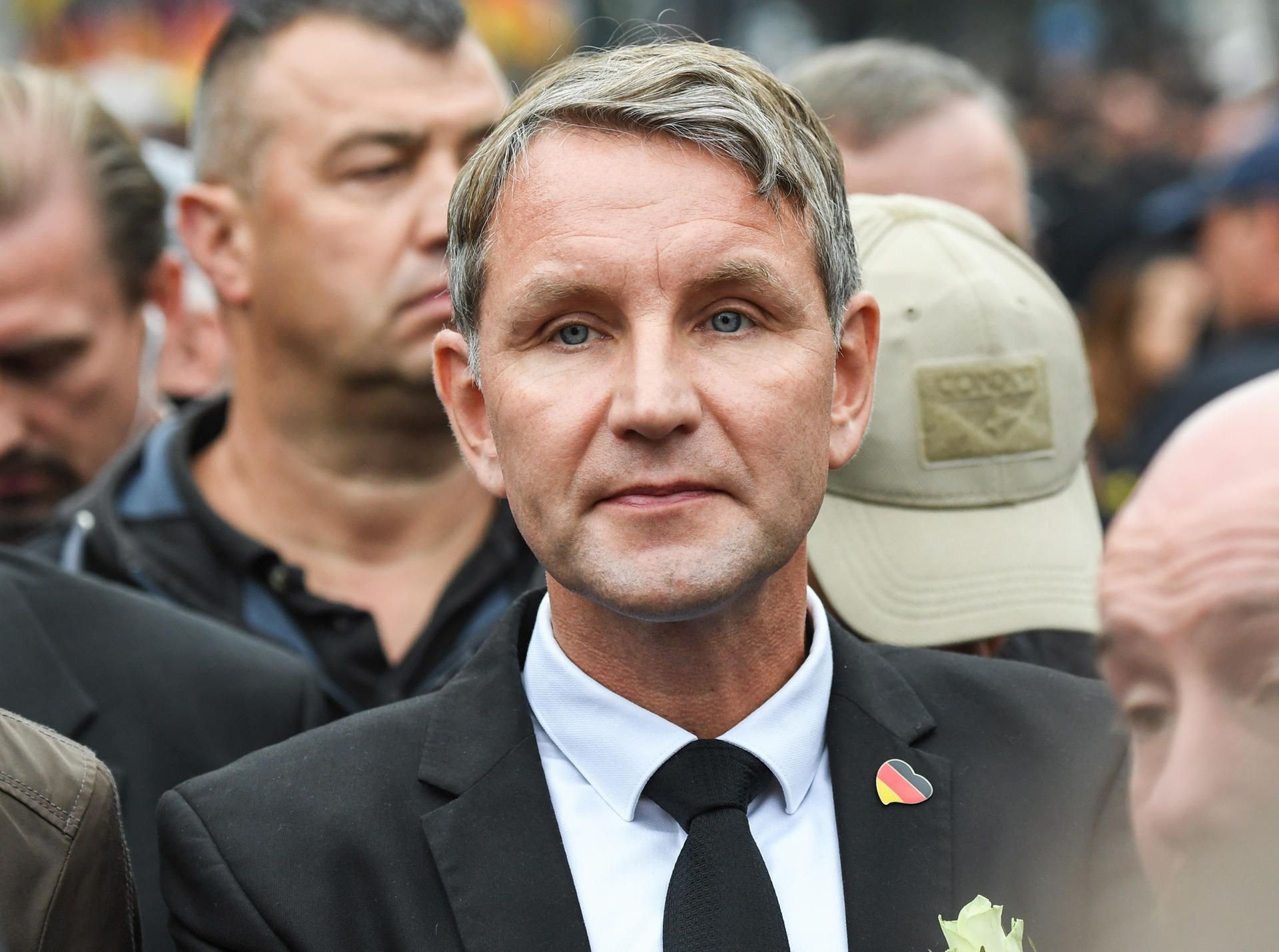 Björn Höcke bei einer Demonstration