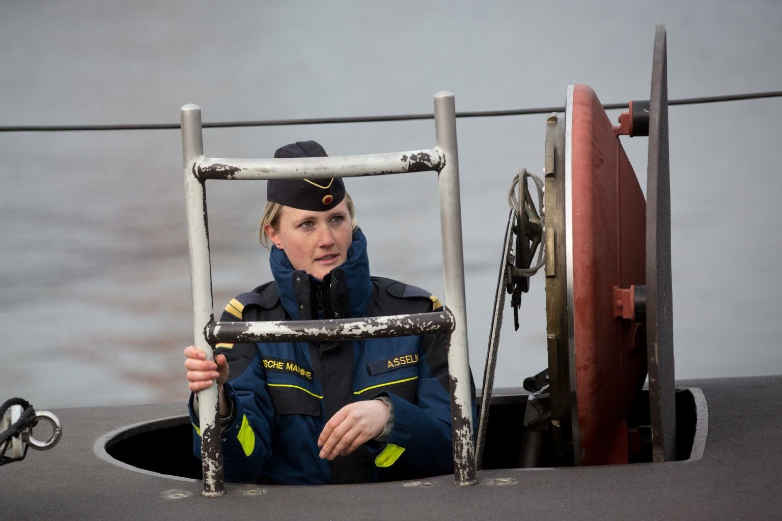 Janine Asseln ist Deutschlands erster weiblicher Wachoffizier an Bord eines U-Bootes.