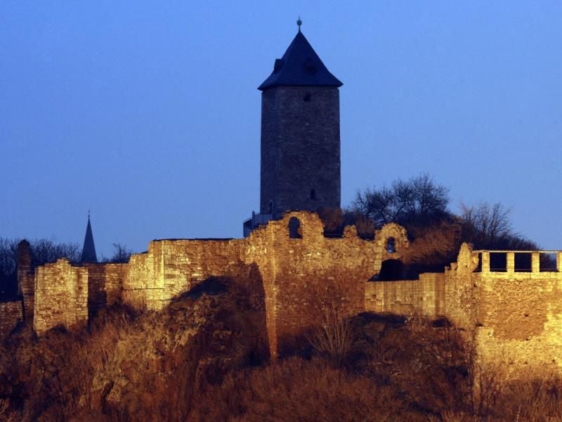 Die Burg Giebichenstein ist Sitz der Kunsthochschule.