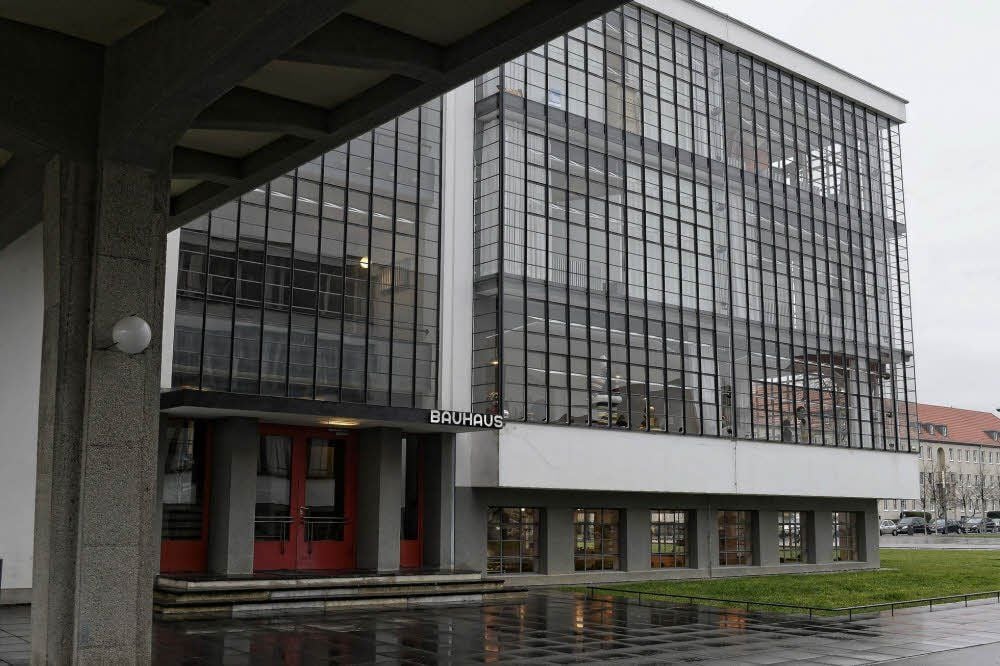 Das Bauhaus in Dessau.